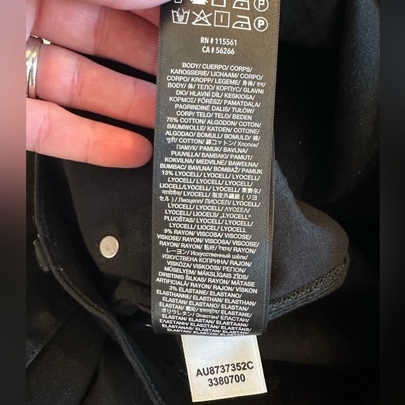 7 For All Mankind High waist Cropped Straight Jeans 26 - Picture 9 of 9